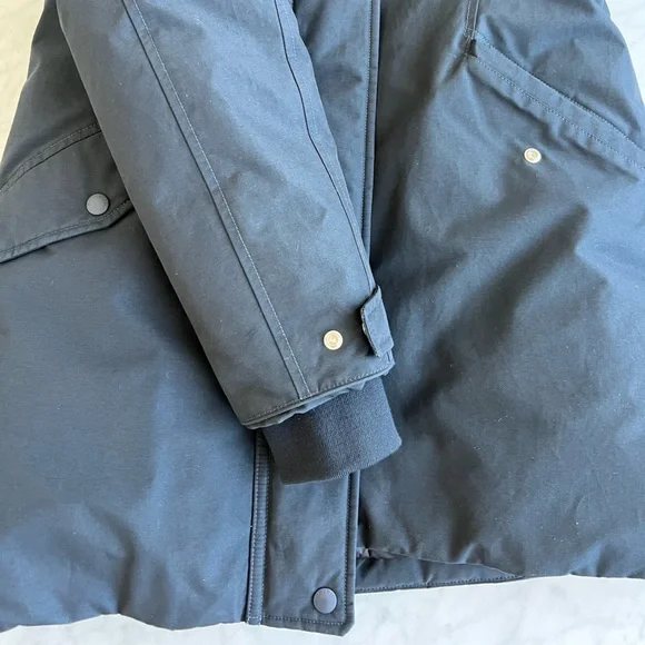 WOOLRICH Keating Long Parka in Ramar Cloth Dark Navy
